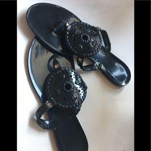 🖤Jack Rogers Black Sandals Size 9🖤